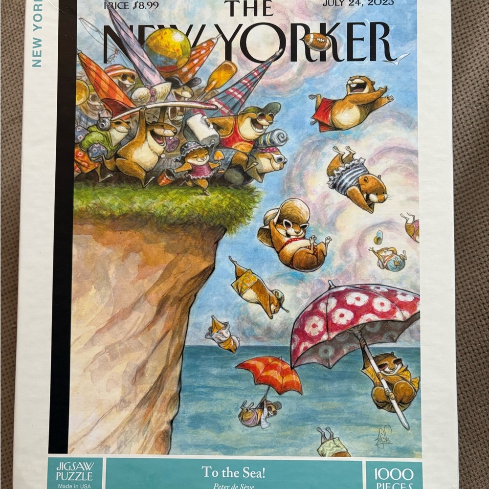 The New Yorker Jigsaw Puzzle - To the Sea!